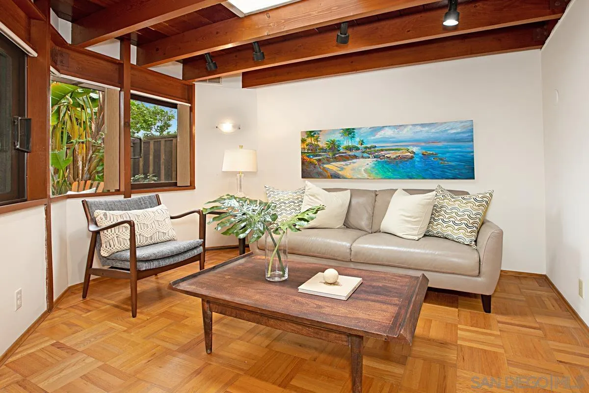 6243 Dowling Drive La Jolla, CA 92037 - Photo 14 of 28 a living room with furniture and a large window