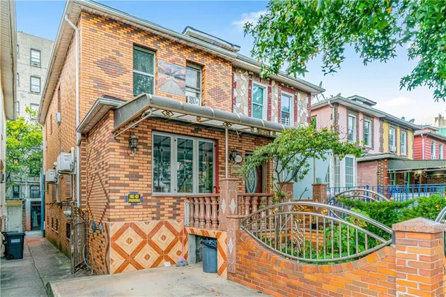 front view of house with a sink and a tub