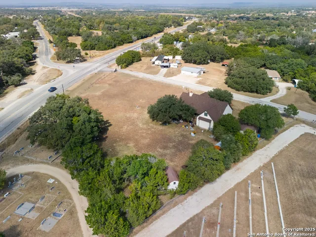 a view of a street with a houses