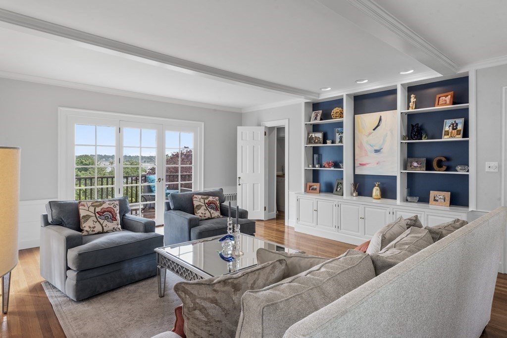 49 Harbor Avenue Marblehead, MA 01945 - Photo 11 of 42 a living room with furniture and a large window