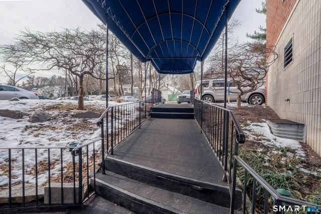 a view of outdoor space and deck