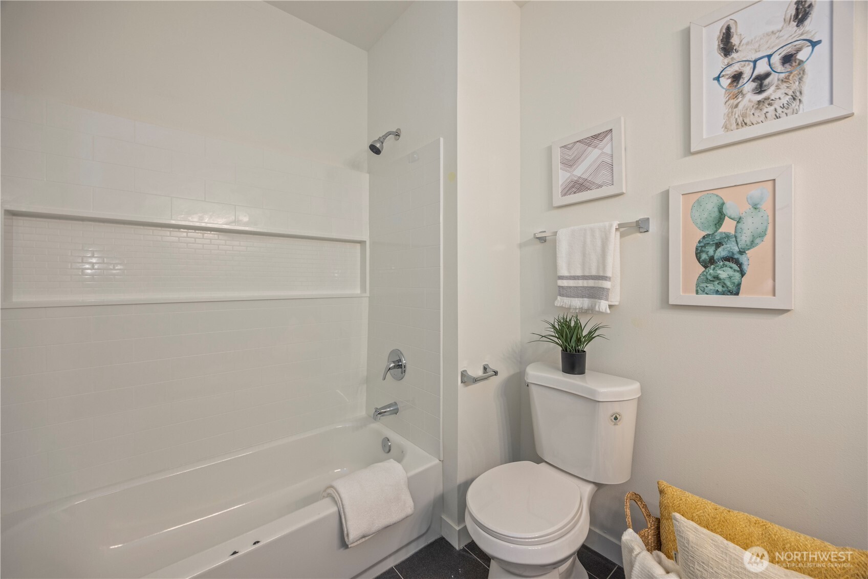 2152 North 185th Street Shoreline, WA 98133 - Photo 19 of 40 a white toilet sitting next to a bath tub