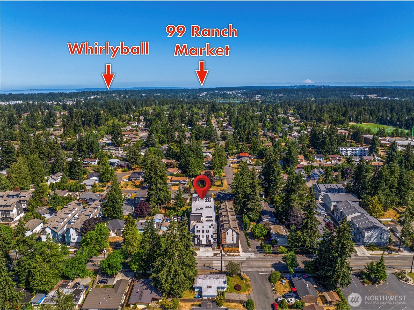 2152 North 185th Street Shoreline, WA 98133 - Photo 34 of 40 an aerial view of a city