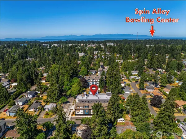 an aerial view of a