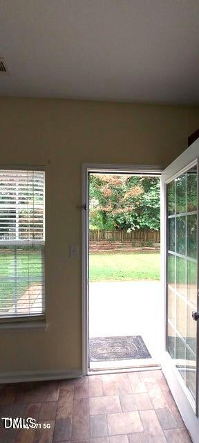 201 Jasper Point Drive Holly Springs, NC 27540 - Photo 4 of 23 a view of a room with a large window