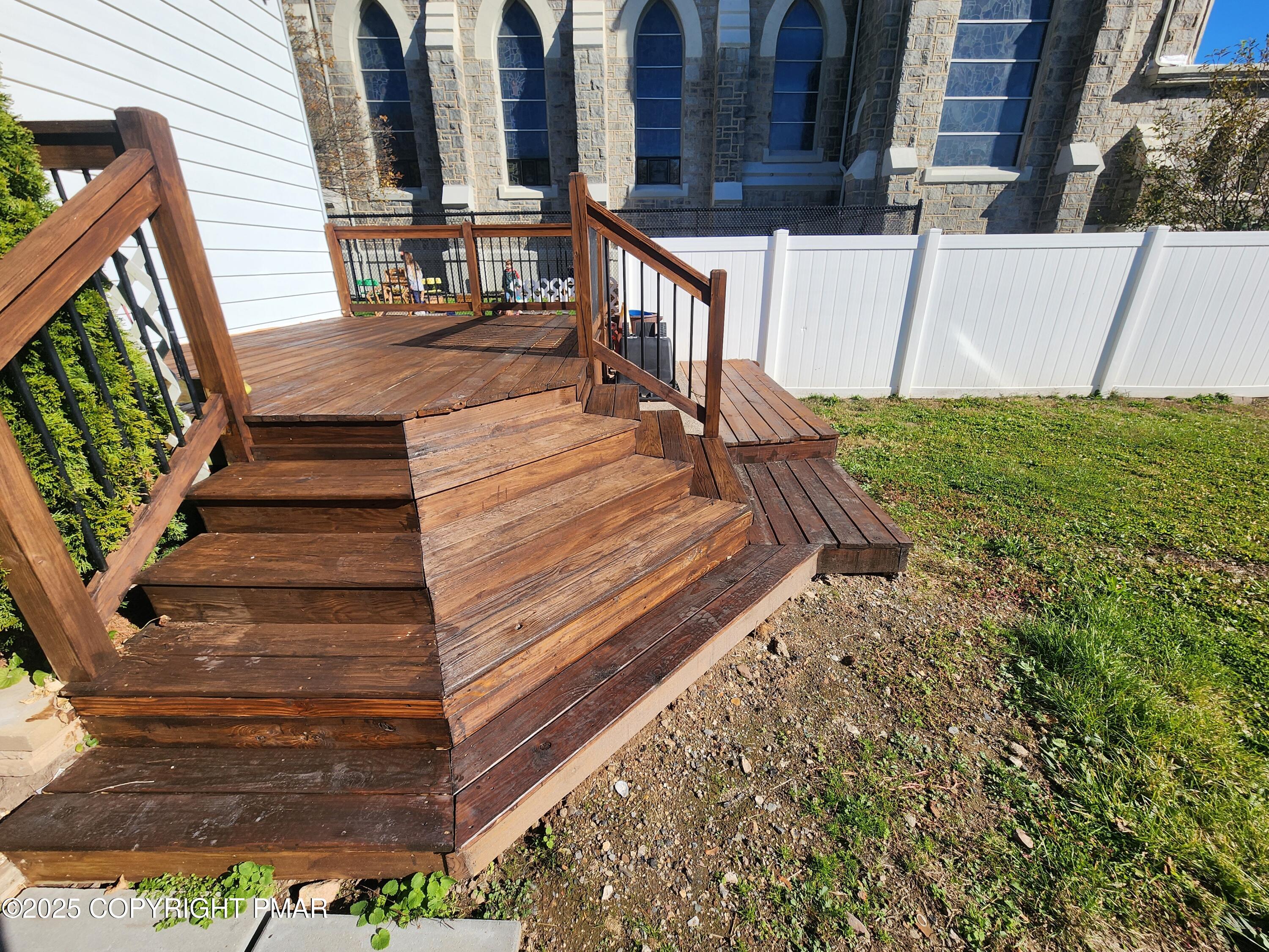 514 North Street, Unit 2 Jim Thorpe, PA 18229 - Photo 19 of 22 a view of stairs and patio
