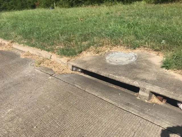 a view of a yard with an outdoor space