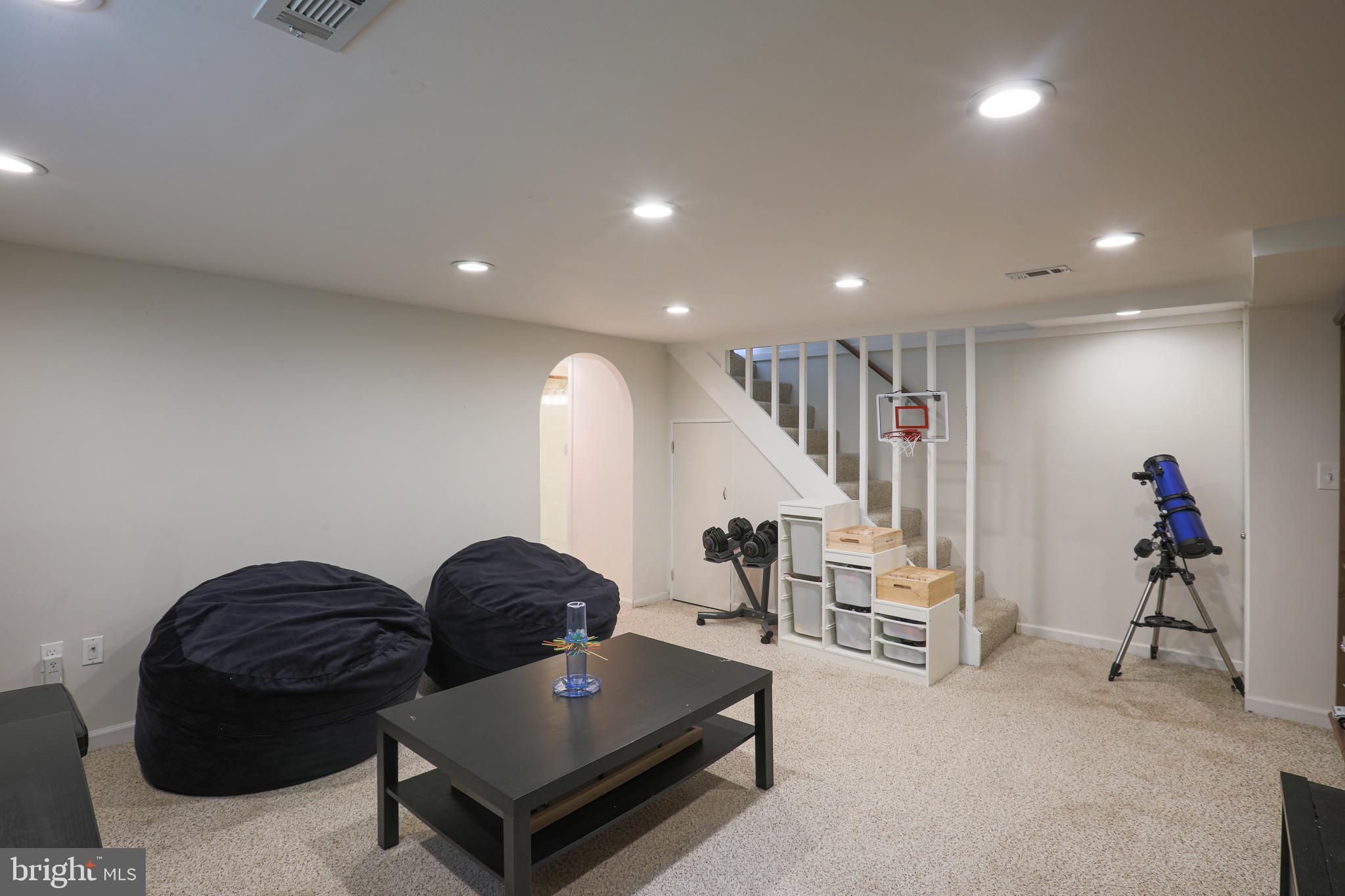 6422 Pinehurst Road Baltimore, MD 21212 - Photo 35 of 56 Finished family room with recessed lights.