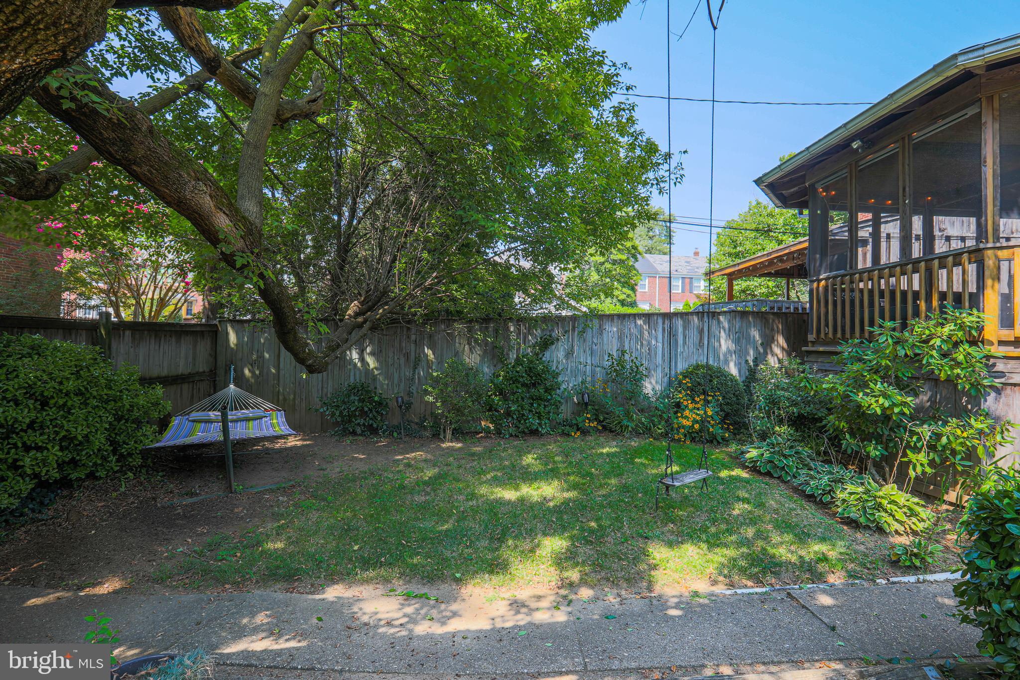 6422 Pinehurst Road Baltimore, MD 21212 - Photo 44 of 56 Perfect place to hang out in the hammock and nap.