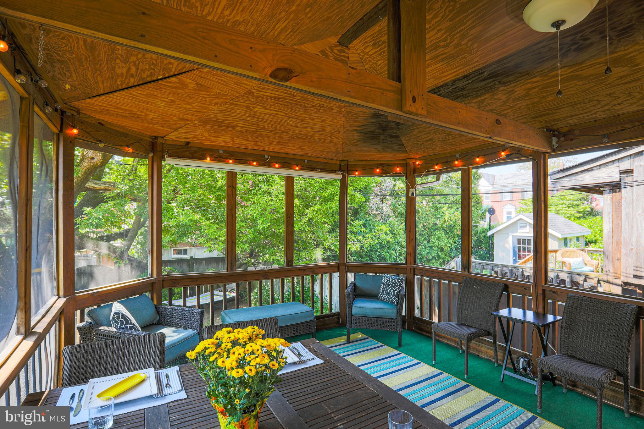 6422 Pinehurst Road Baltimore, MD 21212 - Photo 53 of 56 Fantastic screened in porch perfect for dining