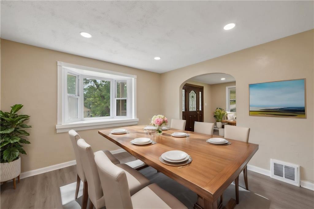 428 Beulah Road Pittsburgh, PA 15235 - Photo 10 of 39 a dining room with furniture and wooden floor
