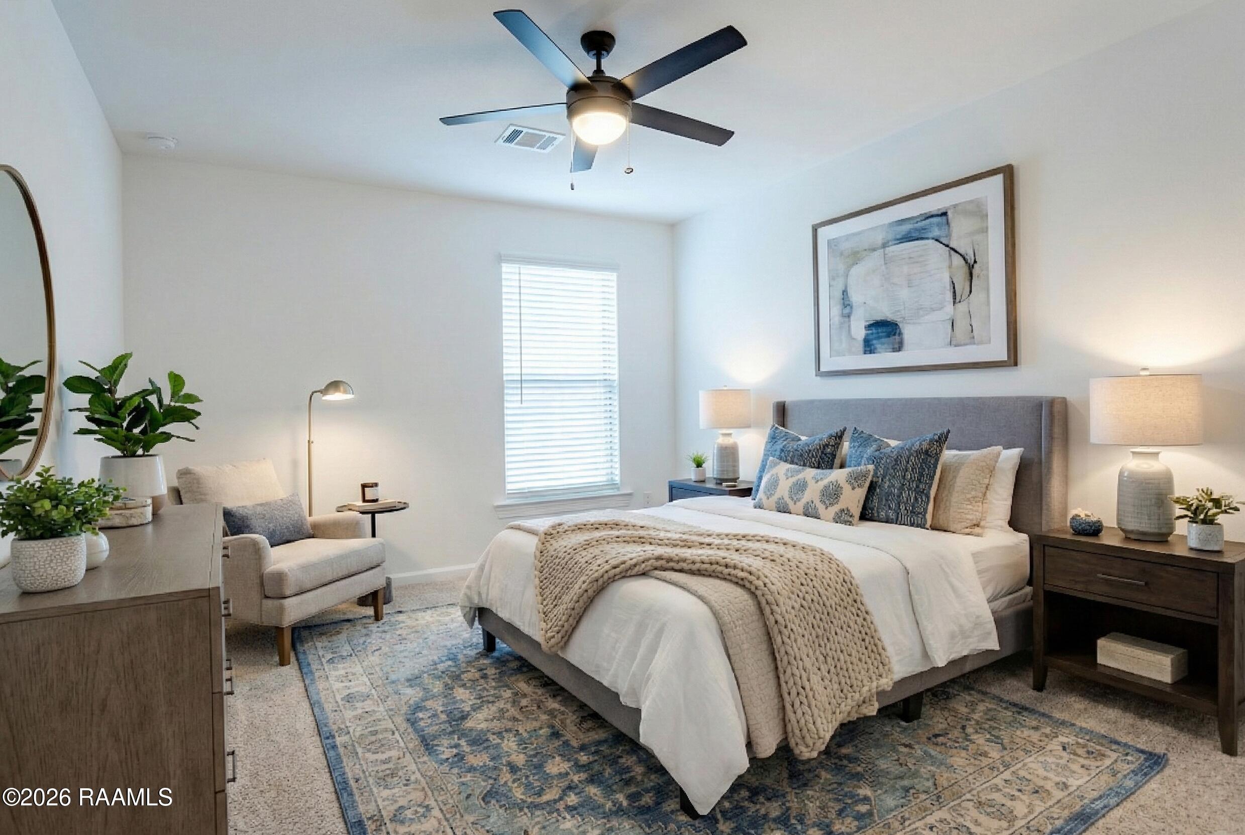 214 Hester Carencro, LA 70520 - Photo 2 of 14 Virtually Staged - Primary Bedroom