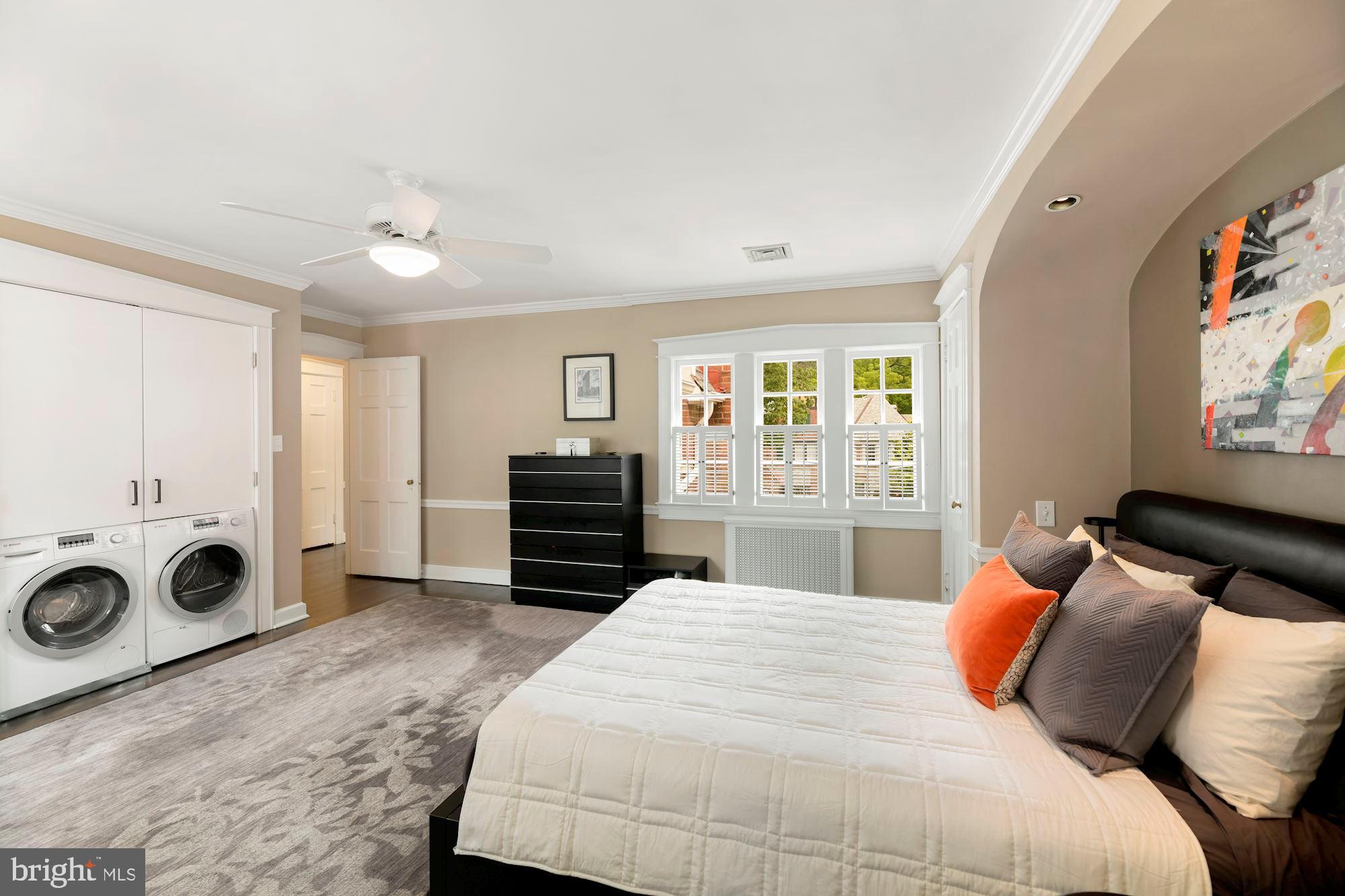 1540 44th Street Northwest Washington, DC 20007 - Photo 18 of 39 Convenient laundry on bedroom level.