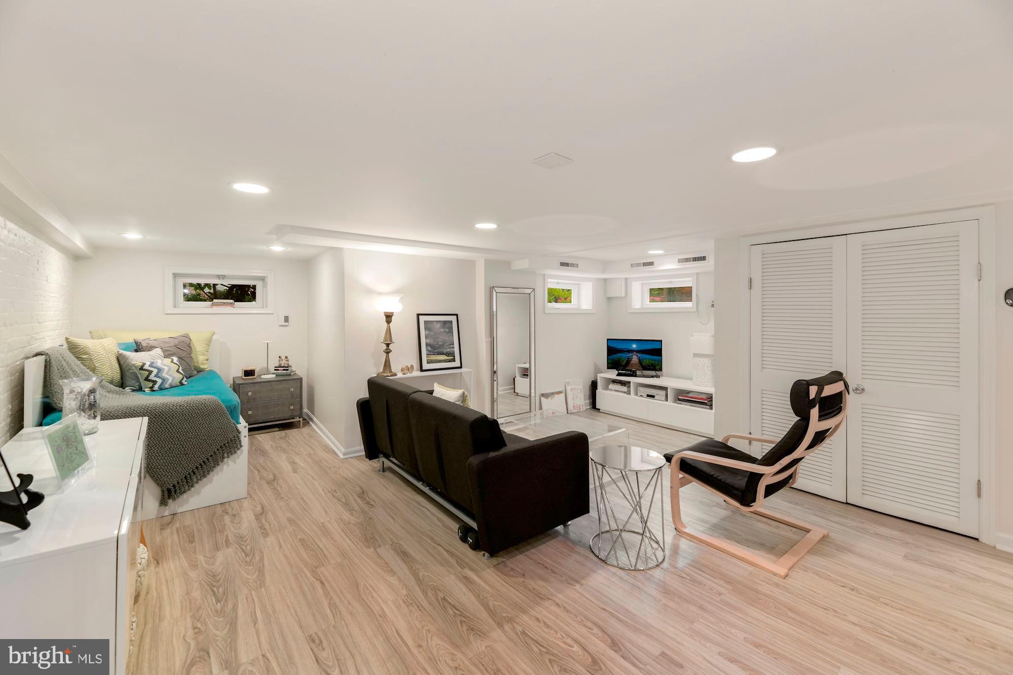 1540 44th Street Northwest Washington, DC 20007 - Photo 28 of 39 Fully finished lower level apartment.