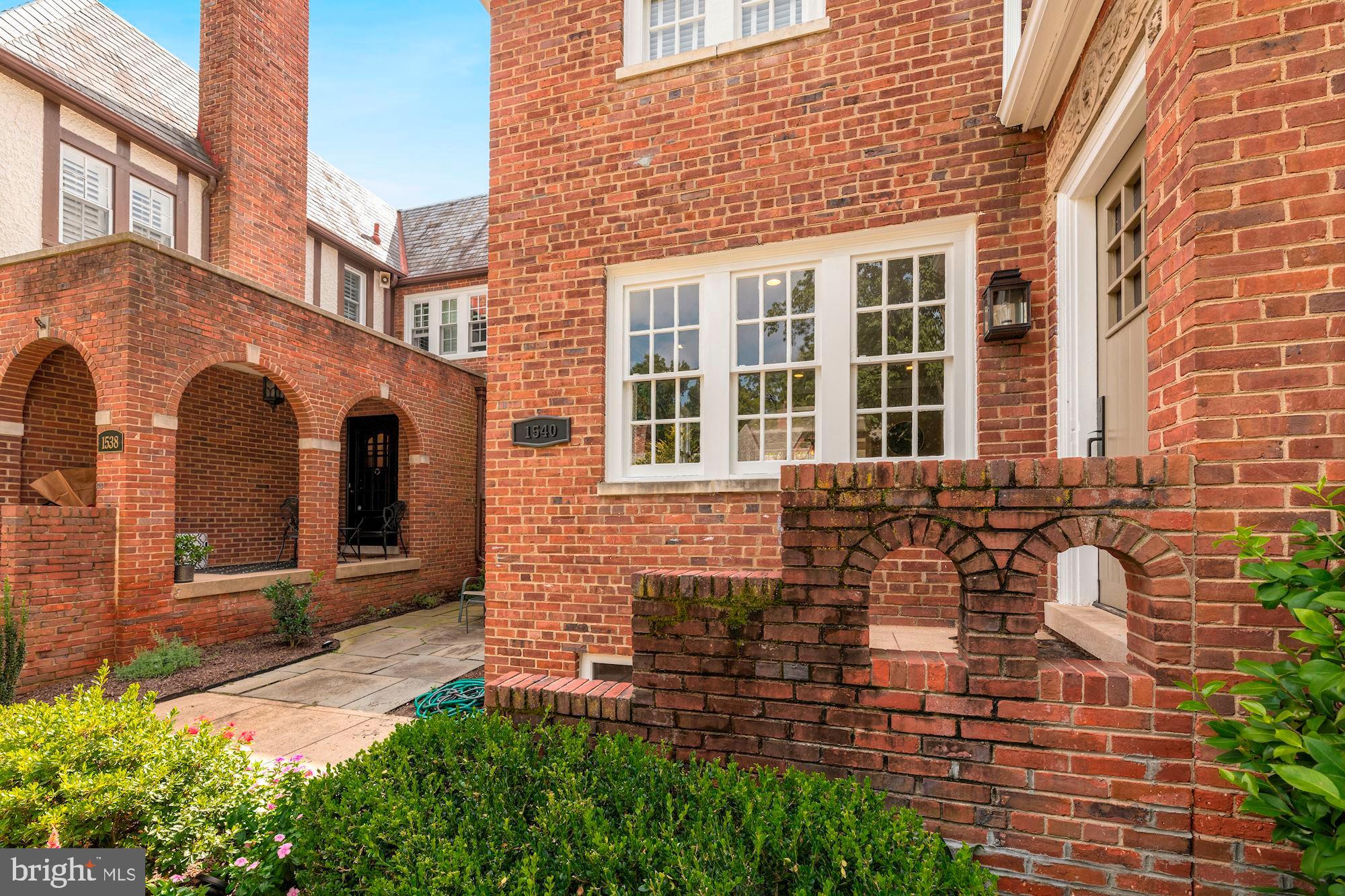 1540 44th Street Northwest Washington, DC 20007 - Photo 4 of 39 Flagstone patio & flower garden.