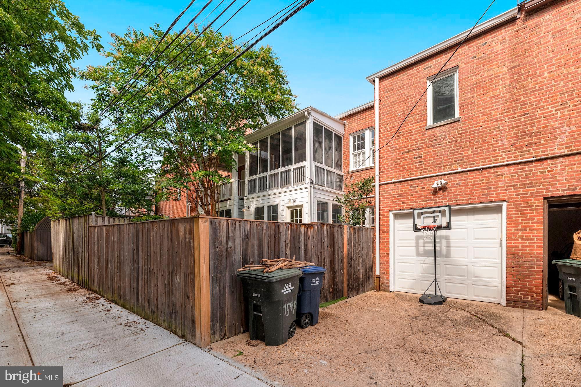 1540 44th Street Northwest Washington, DC 20007 - Photo 35 of 39 Driveway and garage.