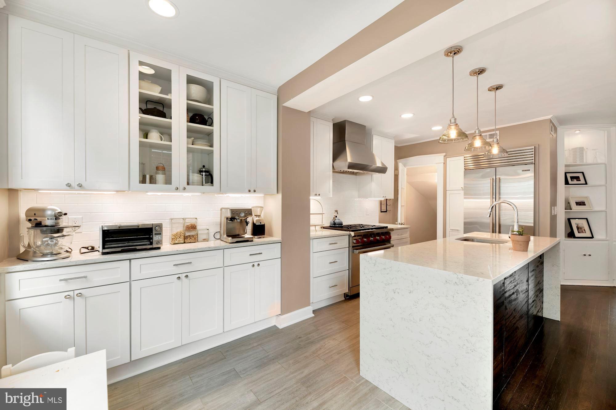 1540 44th Street Northwest Washington, DC 20007 - Photo 10 of 39 Open concept chef's kitchen.