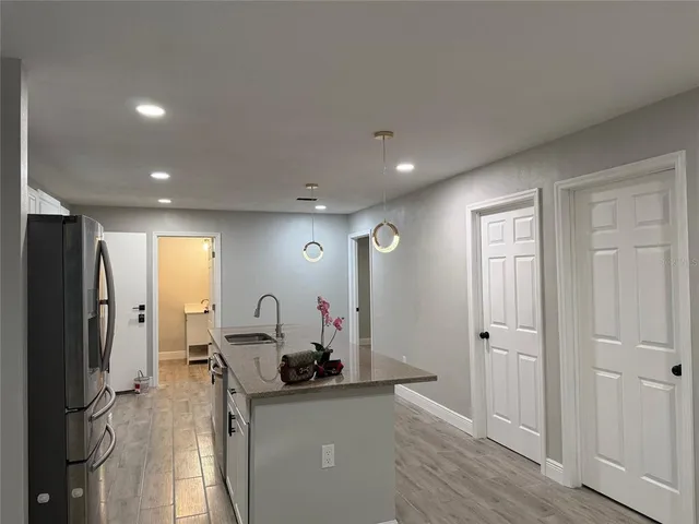 a very nice looking room with a large window