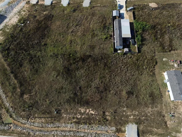 a bird view of a house