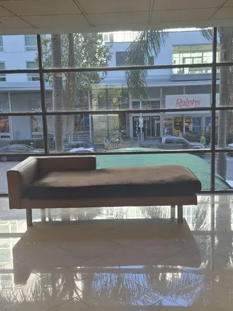 a view of livingroom and hallway