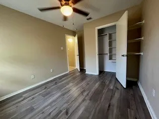 wooden floor in an empty room