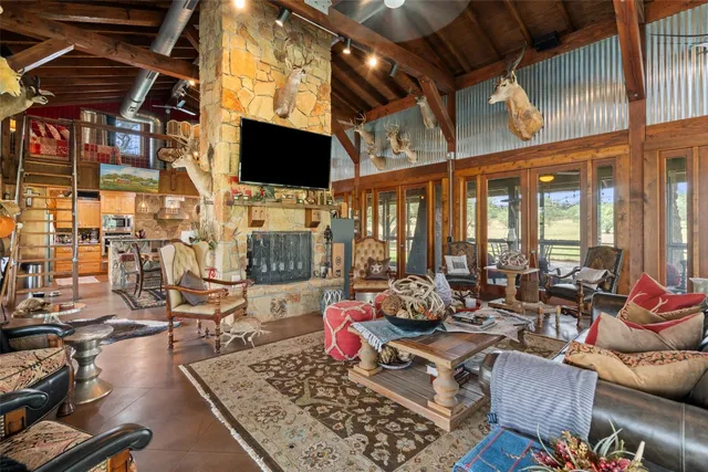 a view of a dining table and chairs in the kitchen