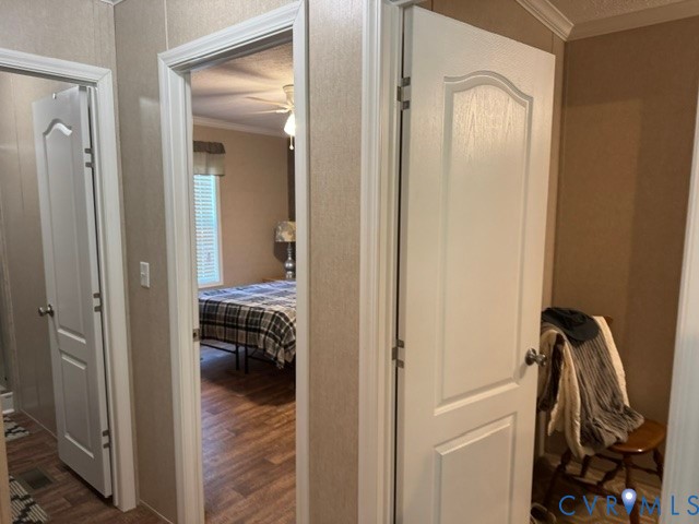 1927 Five Forks Road Pamplin, VA 23958 - Photo 37 of 42 Interior hallway with neutral tone walls and white