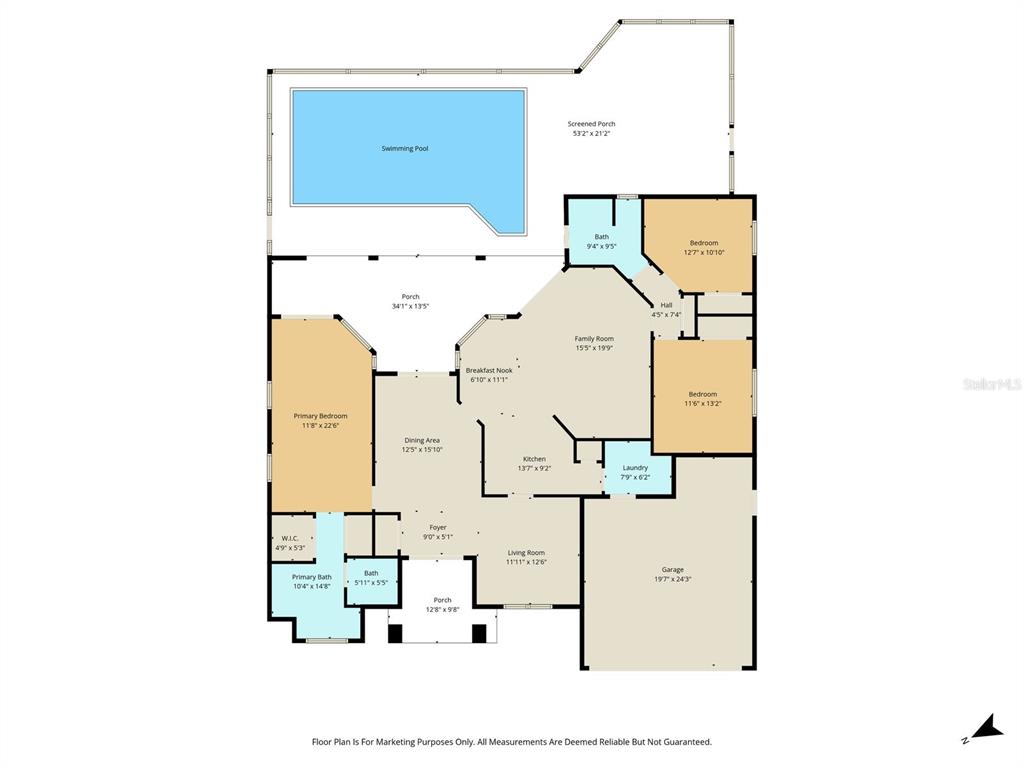 16 Calendula Court Homosassa, FL 34446 - Photo 5 of 50 a picture of a floor plan