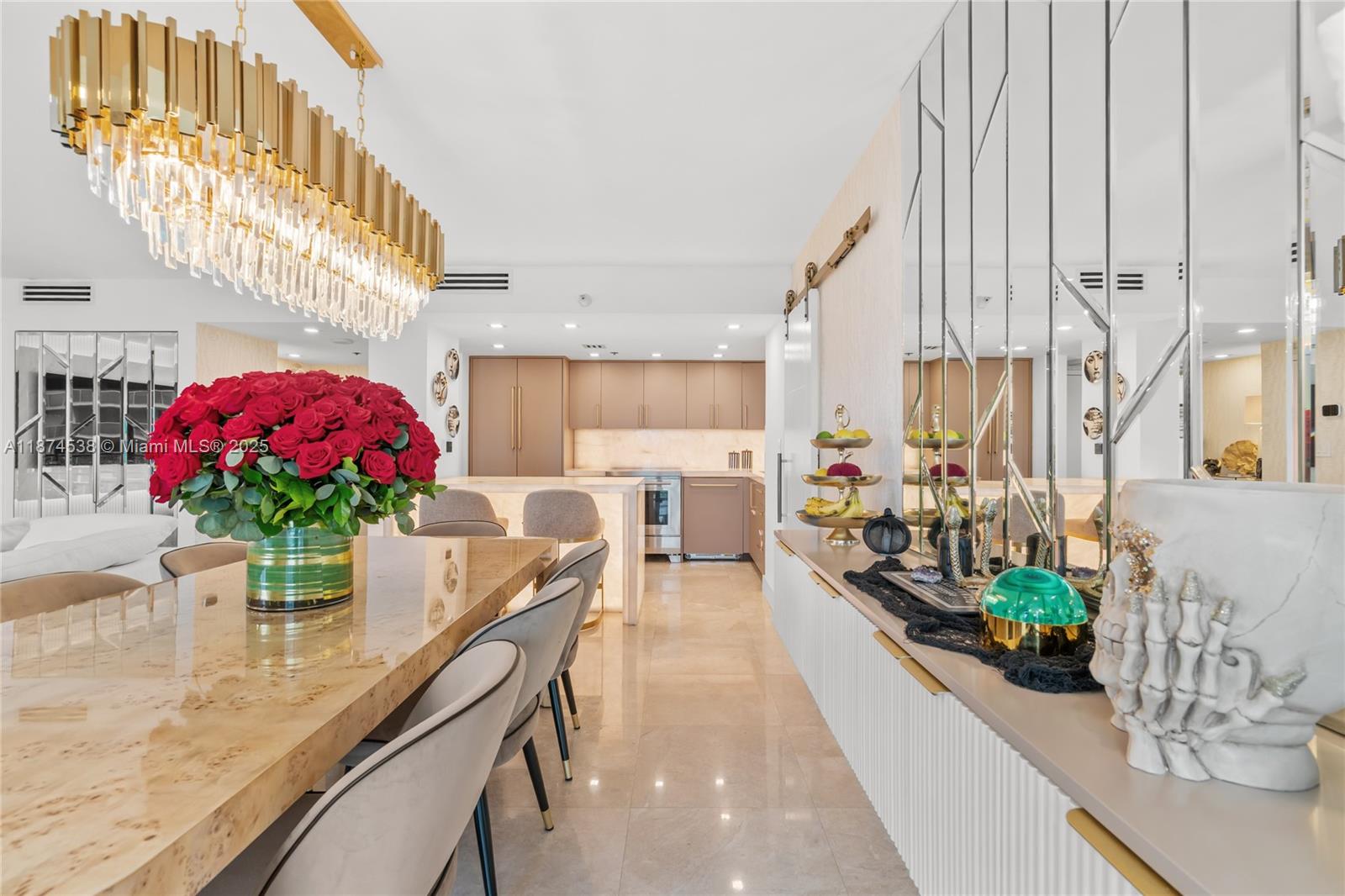 2025 Brickell Avenue, Unit 1705 Miami, FL 33129 - Photo 8 of 50 a view of a living room and dining room