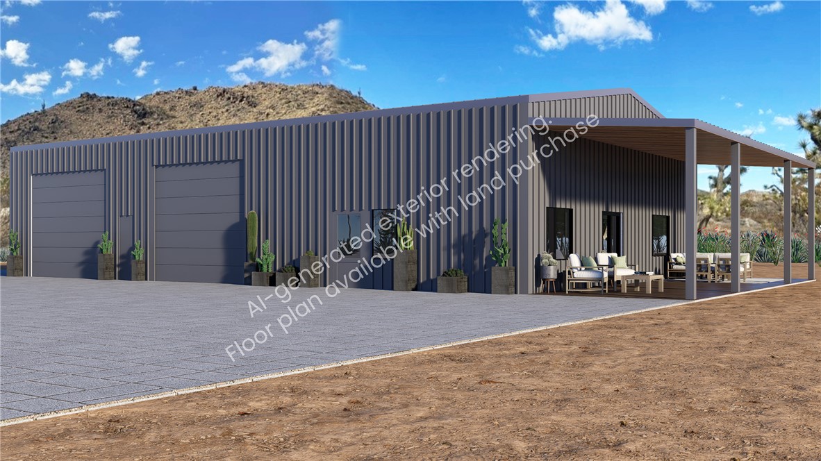 Lot 30 South Carmen Road Yucca, AZ 86438 - Photo 13 of 17 Sample rendering of permit ready building plan option which will be provided with sale