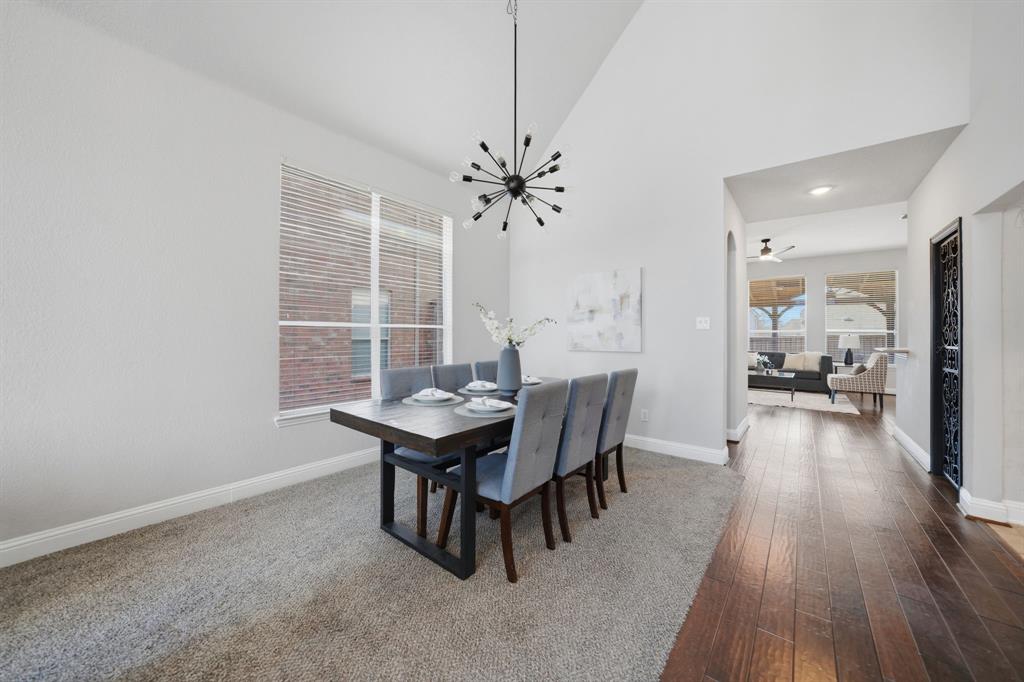 3475 Pilgrim Drive Frisco, TX 75034 - Photo 5 of 33 a view of a dining room with furniture window and wooden floor