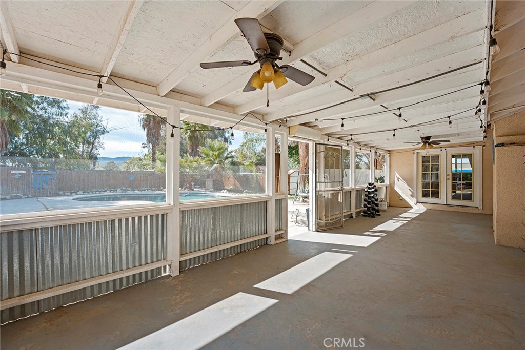 40069 East Newport Road Hemet, CA 92543 - Photo 31 of 64 a view of a porch with furniture
