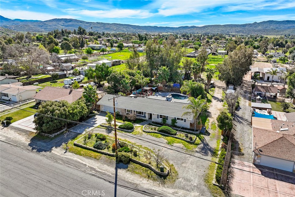 40069 East Newport Road Hemet, CA 92543 - Photo 53 of 64 an aerial view of residential houses with outdoor space and river view