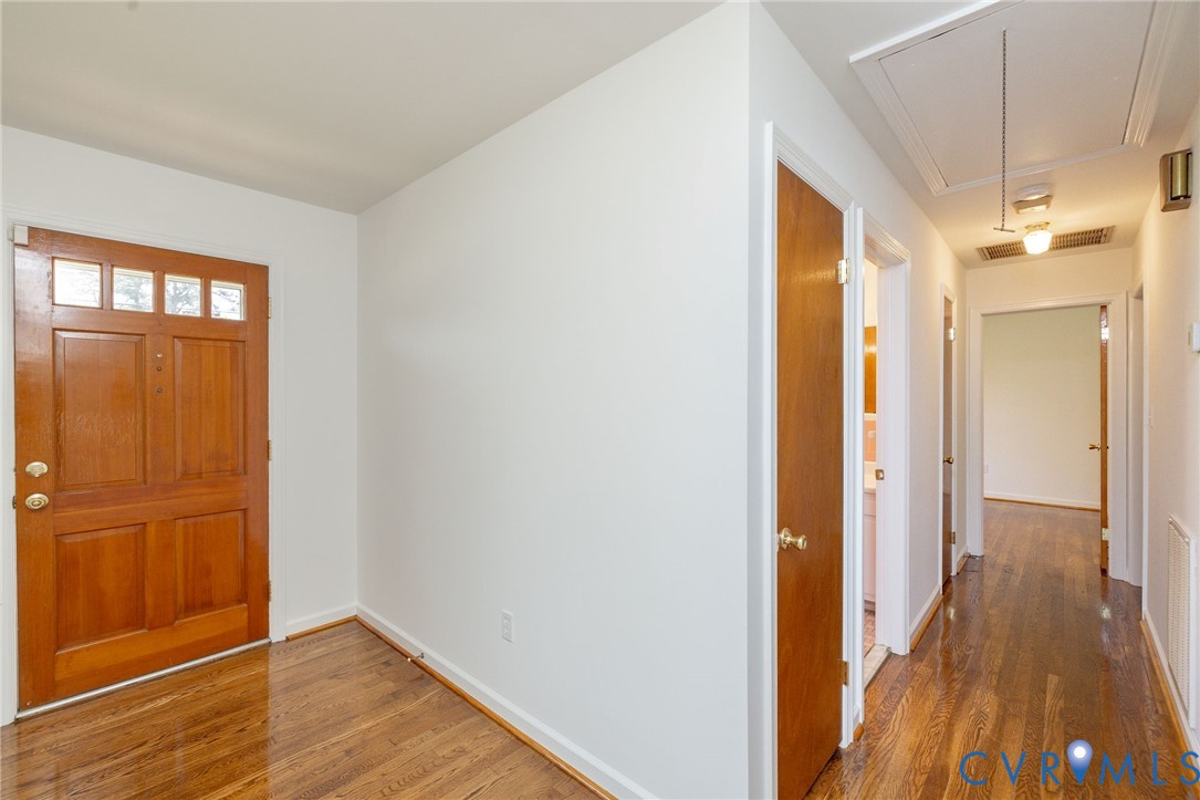 1210 Wellington Road Colonial Heights, VA 23834 - Photo 22 of 46 a view of a hallway with wooden floor