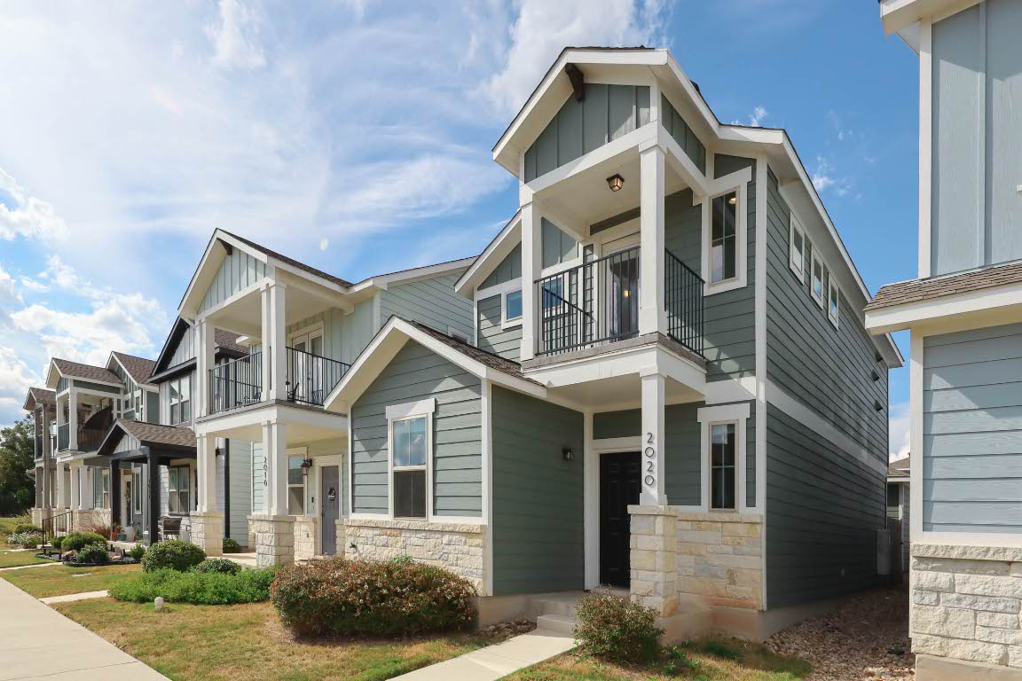 2020 Arendale Drive Leander, TX 78641 - Photo 2 of 22 a front view of a house with a yard