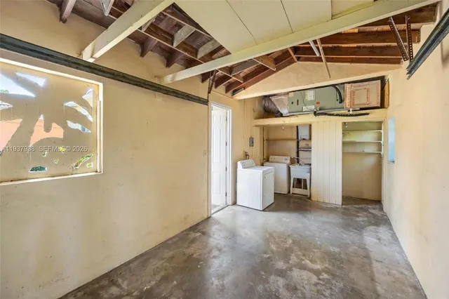 a view of a storage & utility room