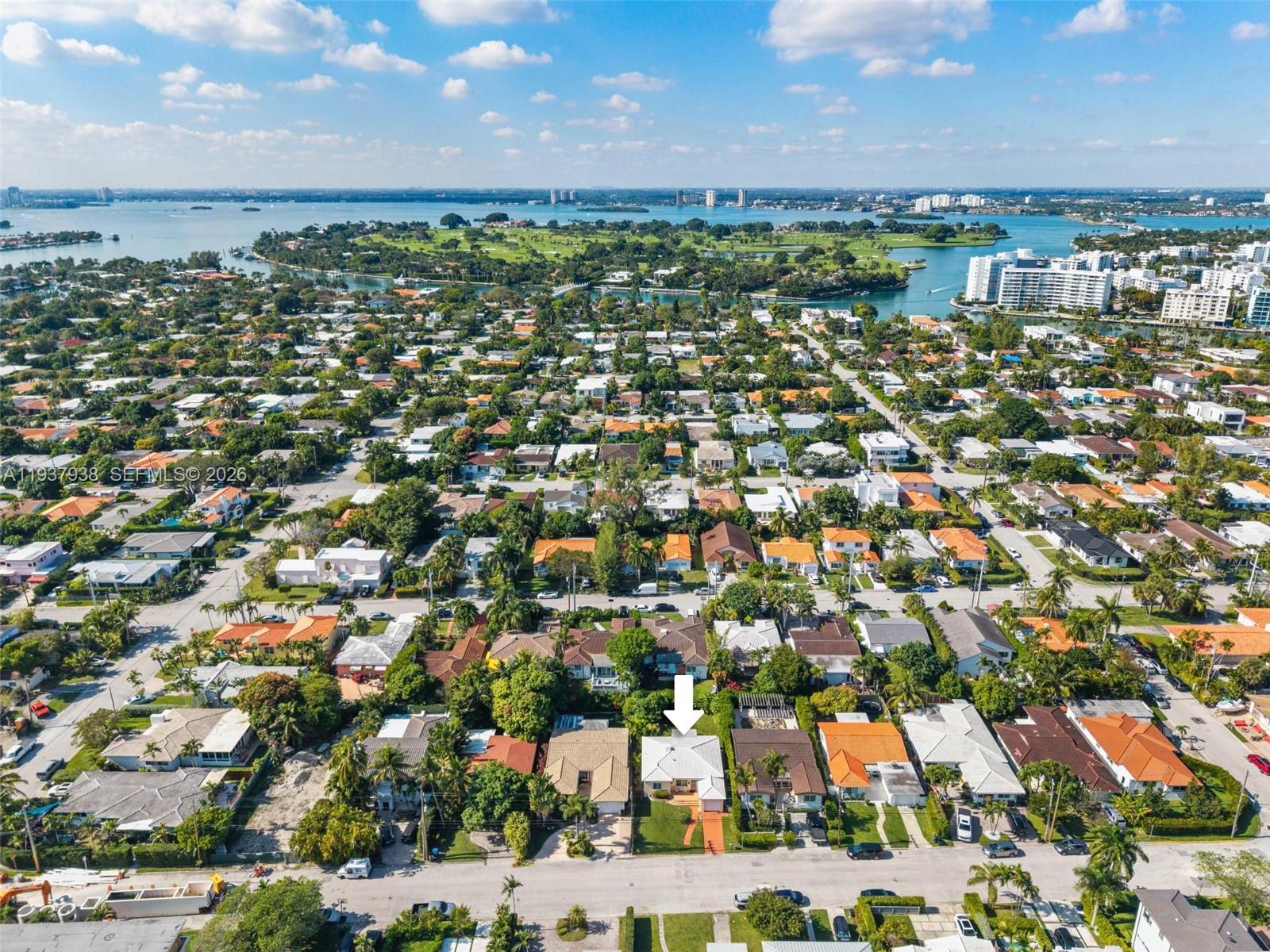 9148 Abbott Avenue Surfside, FL 33154 - Photo 5 of 39 an aerial view of residential houses with city view