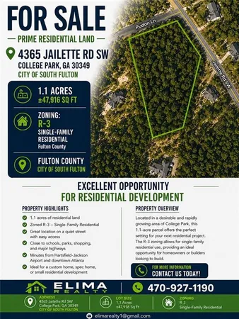 $65,000 | 4365 Jailette Road Southwest, South Fulton, GA 30349