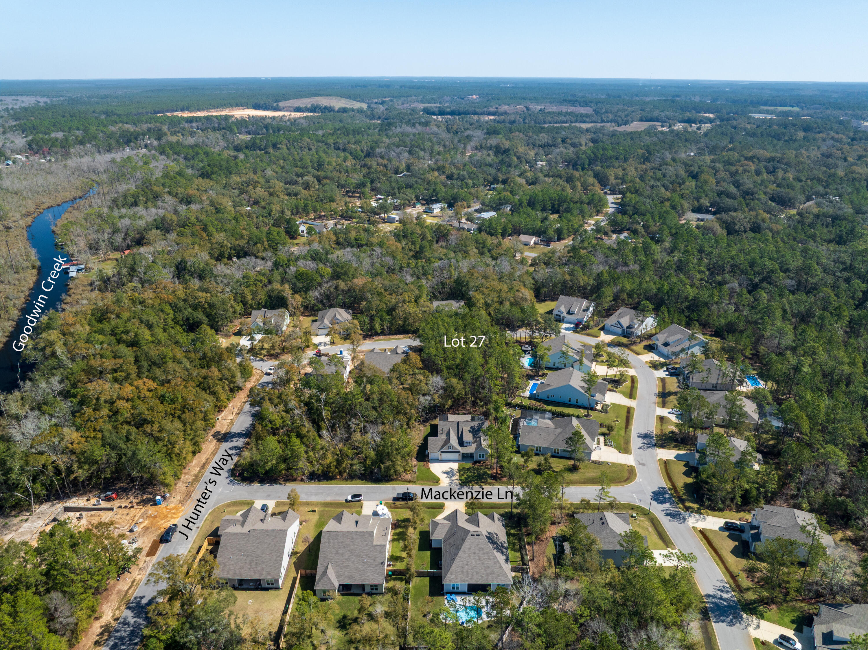 Lot 27 Hunter Way Freeport, FL 32439 - Photo 13 of 13 an aerial view of multiple house