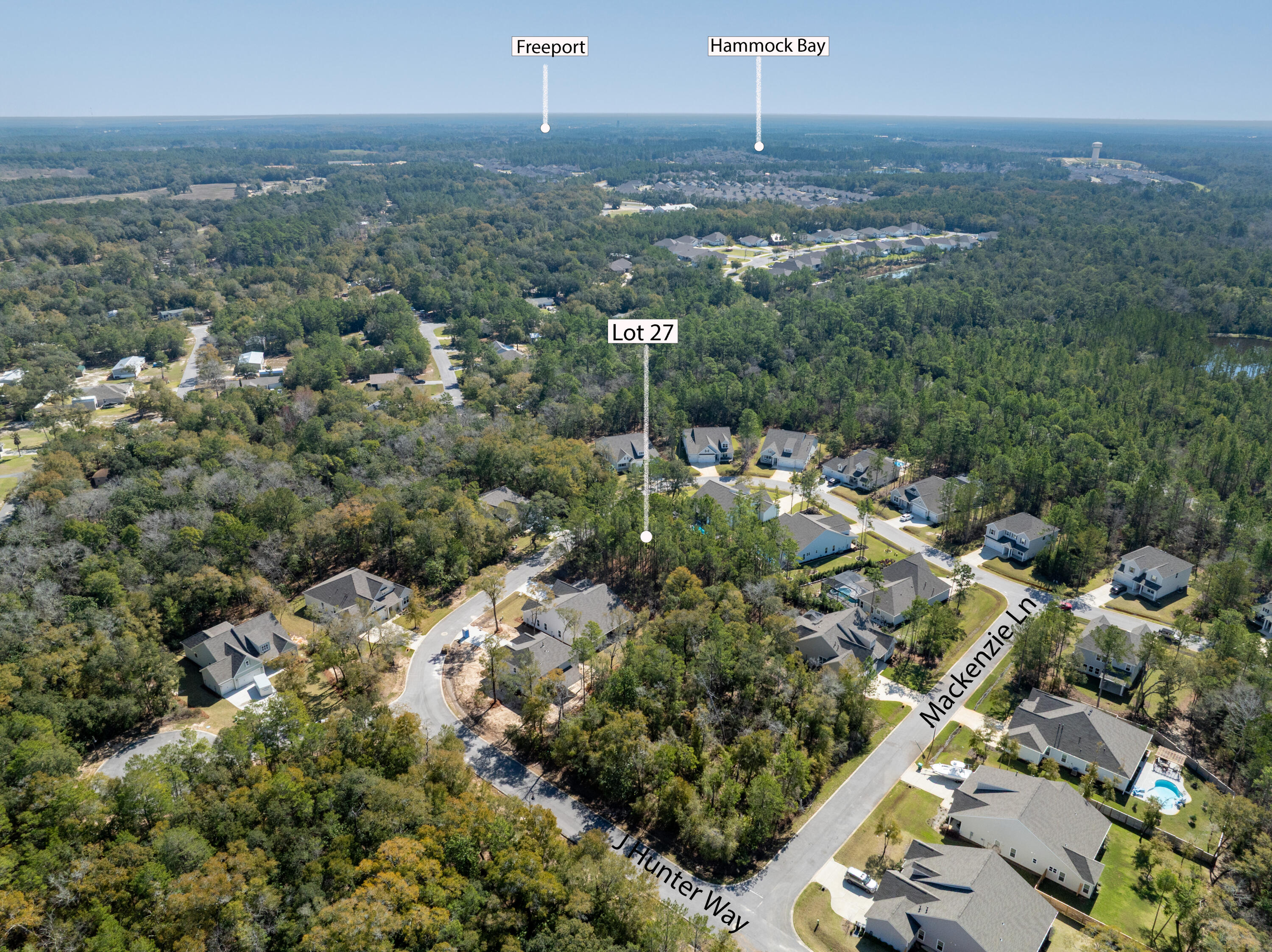Lot 27 Hunter Way Freeport, FL 32439 - Photo 9 of 13 an aerial view of a city