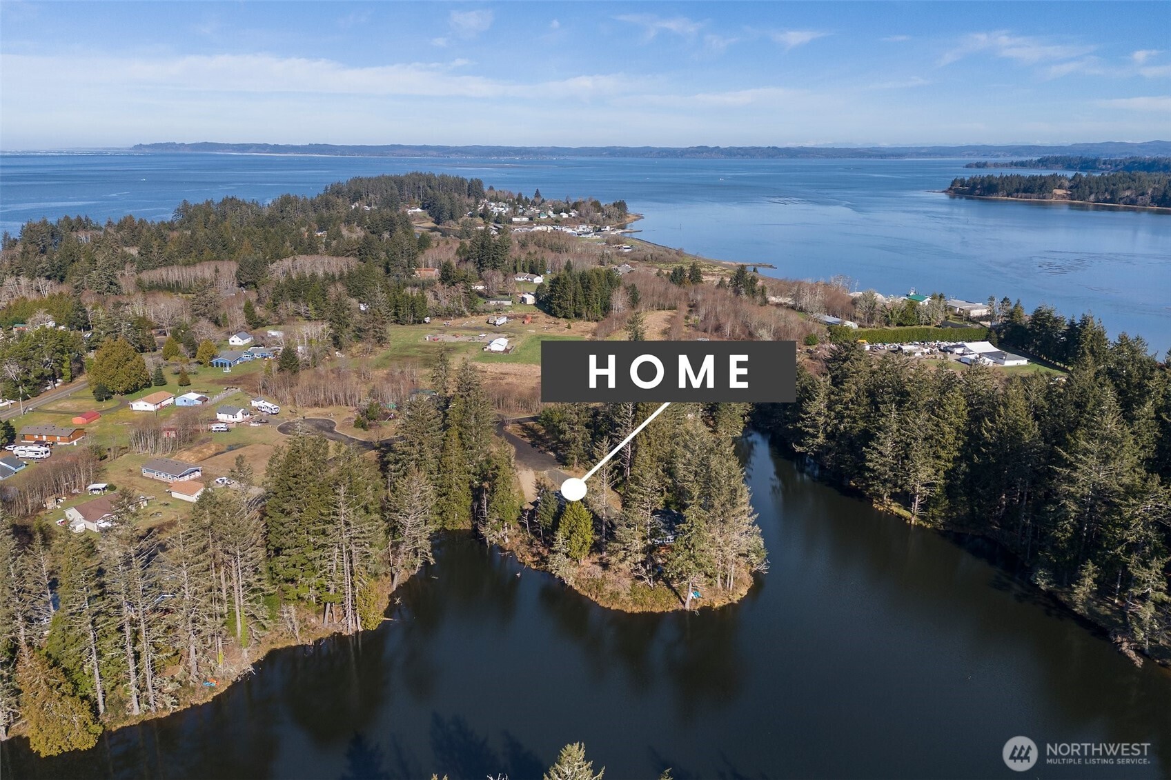 4 Lakeview Lane South Bend, WA 98586 - Photo 39 of 40 a view of a city