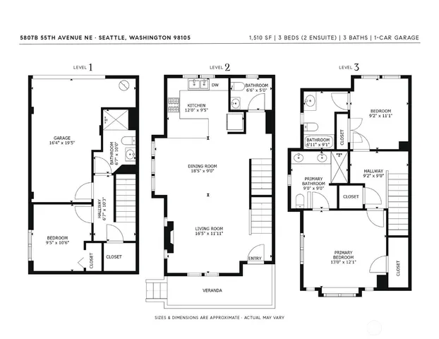 $835,000 | 5807 B 55th Avenue Northeast, Seattle, WA 98105