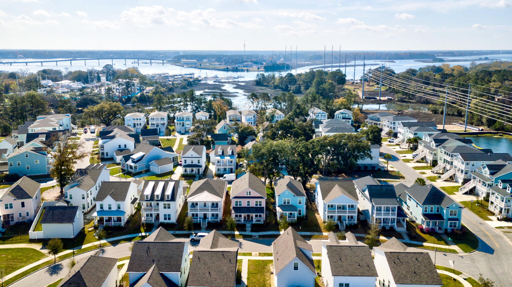 1256 Crooked Oak Road Charleston, SC 29492 - Photo 42 of 44 1256 Crooked Oak Drone - 5 - CMG