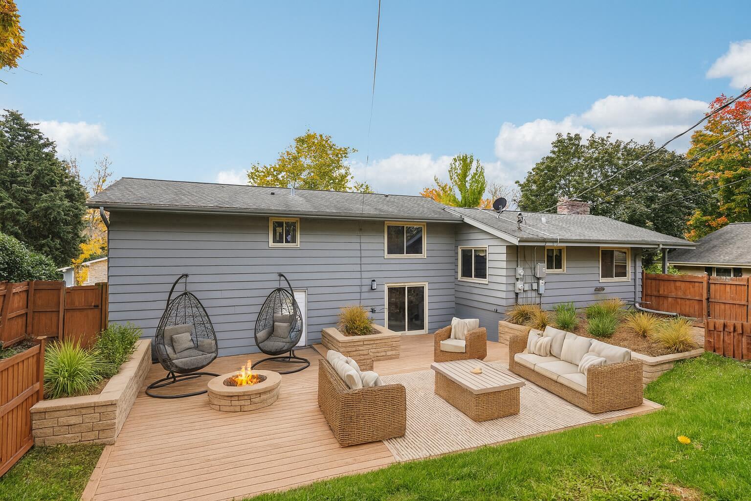 1164 Downing Drive Waukesha, WI 53186 - Photo 35 of 46 Virtually staged backyard