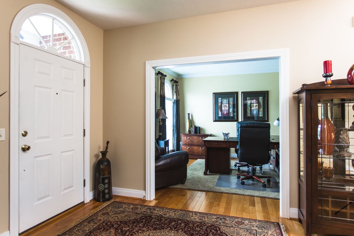 3739 Traveler Road Harrisonburg, VA 22801 - Photo 25 of 44 A view from the foyer into the stately home office