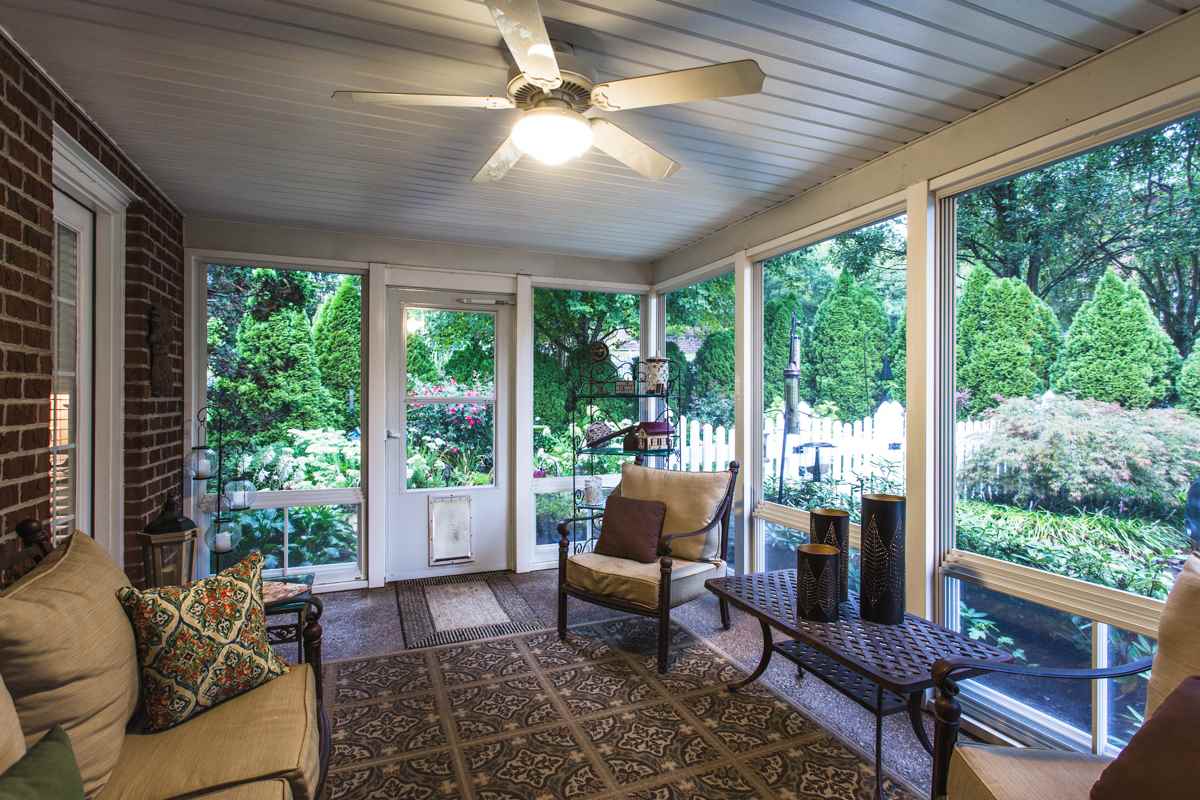 3739 Traveler Road Harrisonburg, VA 22801 - Photo 35 of 44 Enjoy views of the flower garden from the enclosed porch