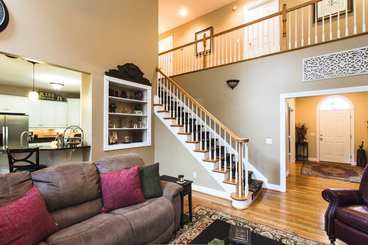 3739 Traveler Road Harrisonburg, VA 22801 - Photo 10 of 44 A view from the living room into the kitchen and second floor gallery