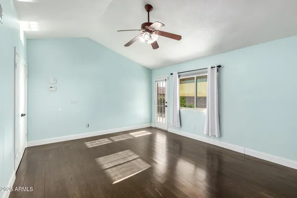 a view of empty room