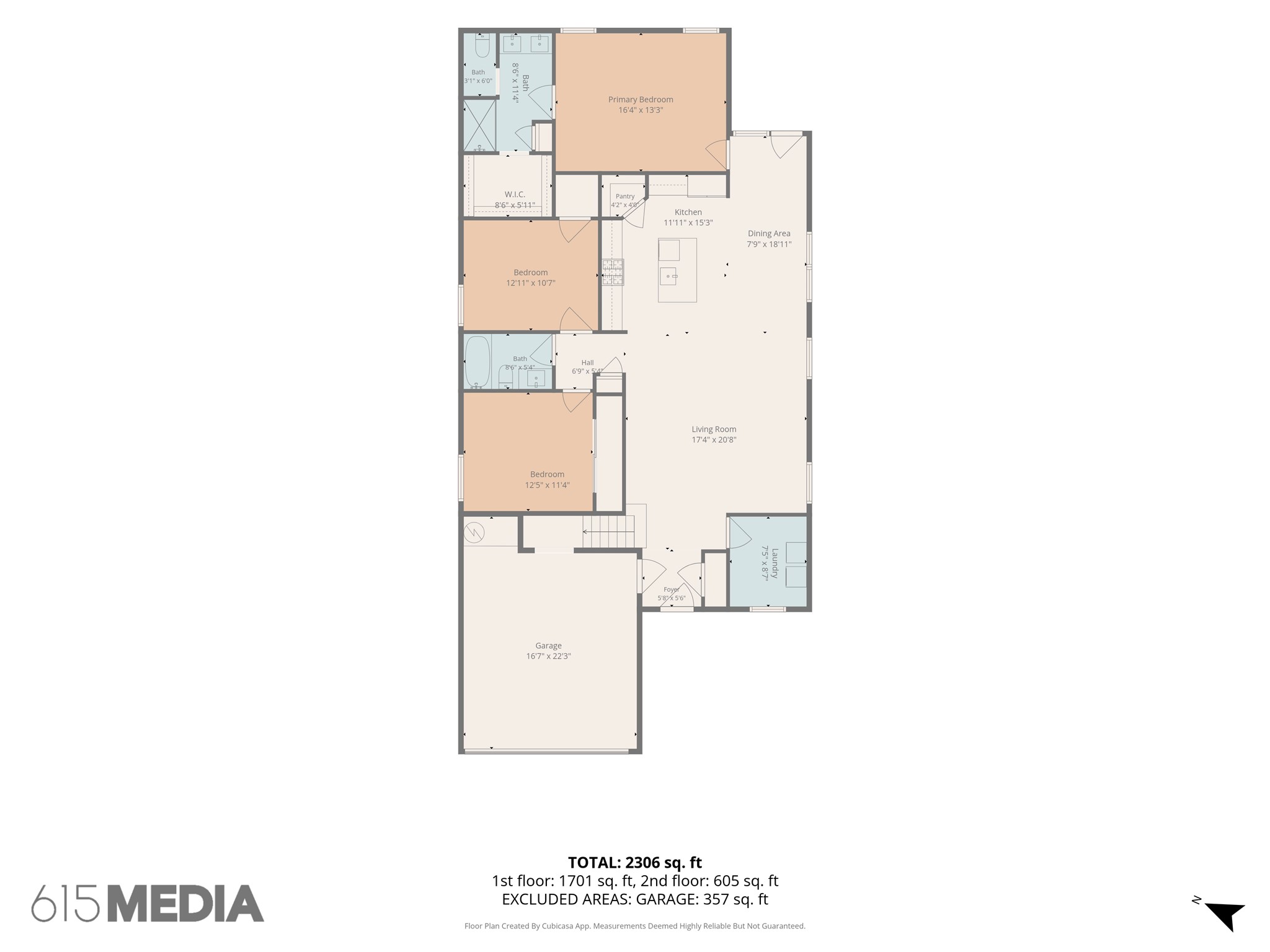 124 Moravia Road Georgetown, TX 78626 - Photo 38 of 38 An organized floor plan outlines the spatial arrangement and flow of the home.