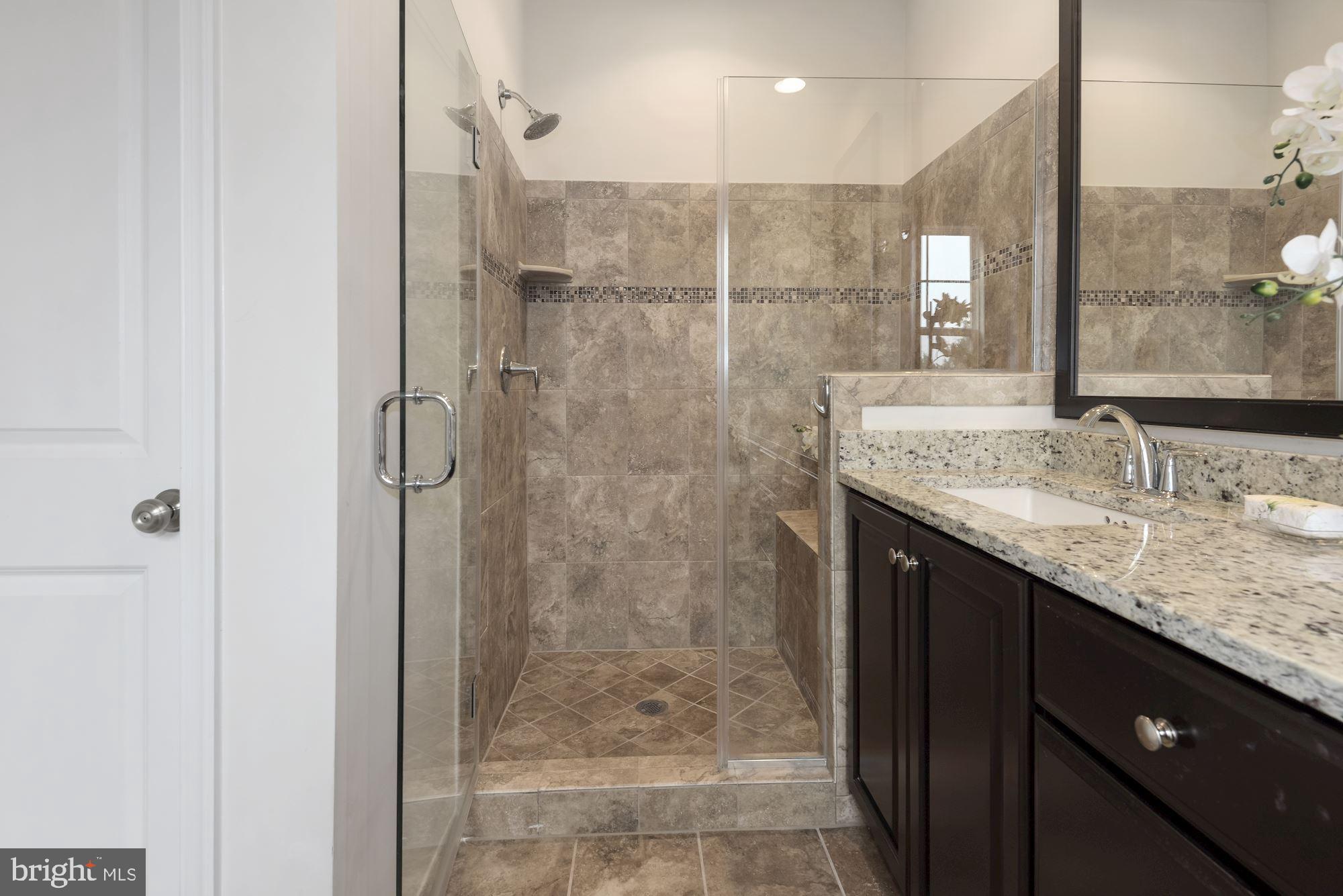 23524 Epperson Square Brambleton, VA 20148 - Photo 21 of 36 Owner's Bath with Frameless Shower